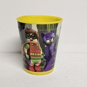 LEGO Batman Movie Plastic Cup – "Robin" 2017 McDonald’s Cup Yellow Interior